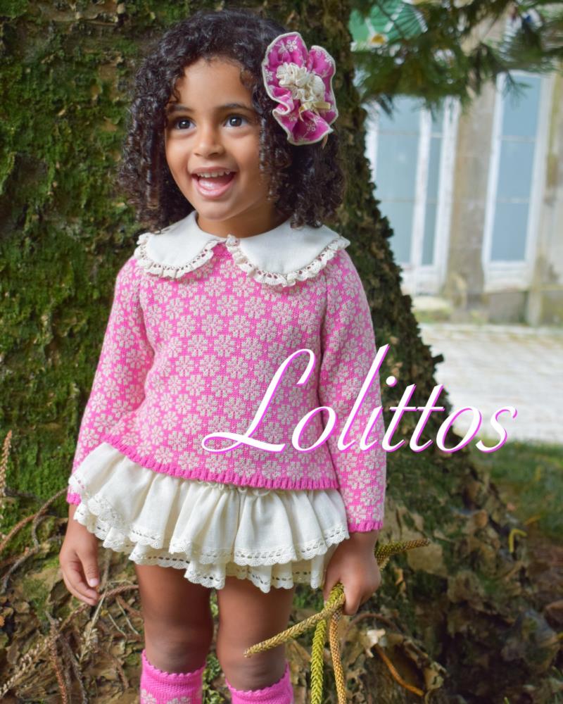 Conjunto camisa A + cubrefalda + jersey A Grecia Lolittos primavera verano 25